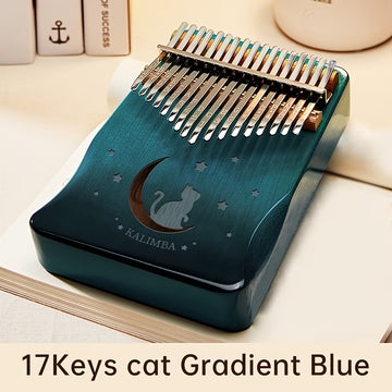 17-Tone Thumb Piano Kalimba for Beginners, Easy to Learn, a Perfect Birthday Gift for, a Trendy Musical Instrument